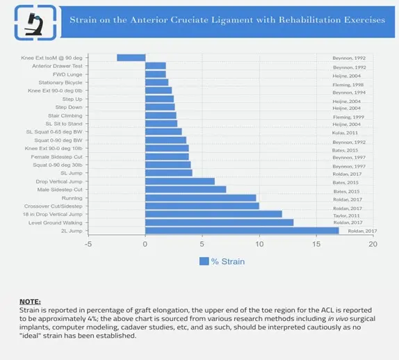 Strain on ACL graph