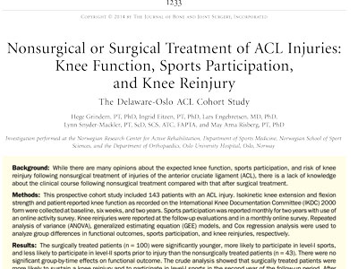 ACL Expertise